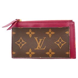 Louis Vuitton Monogram Portecarte Zip Wallet/Coin Case