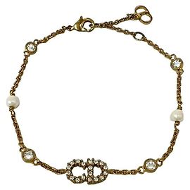 Pulseira com pingente Christian Dior Claire D Lune Gold
