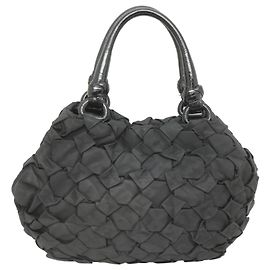 Saco Tote em nylon Prada Tessuto para mulher, Black