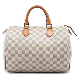 Louis Vuitton White Damier Azur Speedy 30