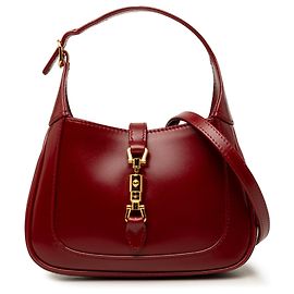Gucci Mini Sac à bandoulière Jackie 1961 en cuir de veau rouge
