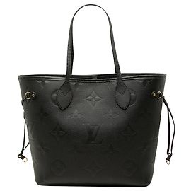 Louis Vuitton Black Monogram Giant Empreinte Neverfull MM