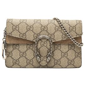 Gucci Mini Dionysus Crossbody in GG Supreme Beige