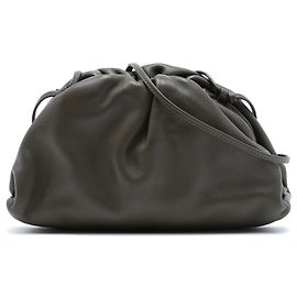 Bottega Veneta The Mini Pouch Crossbody in nappa marrone