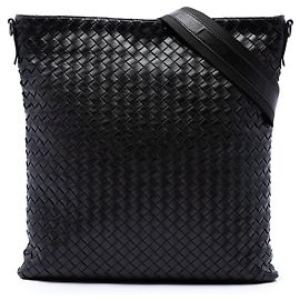 Bottega Veneta Borsa a tracolla VN in nappa intrecciato nera