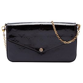 Louis Vuitton Purple Monogram Vernis Pochette Felicie