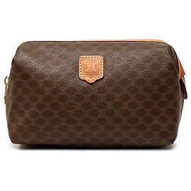 Céline Pouch Celine Brown Macadam Coated Canvas