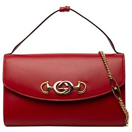 Borsa a mano Gucci Zumi Piccola in Pelle Rossa
