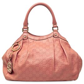 Bolso Tote Gucci Pink Medium Guccissima Sukey