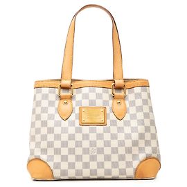 Louis Vuitton White Damier Azur Hampstead PM