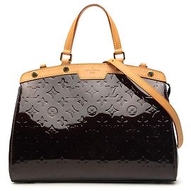 Louis Vuitton Purple Monogram Vernis Brea MM