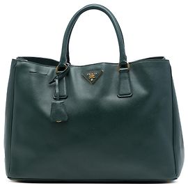 Prada Green Large Saffiano Lux Gardeners Tote