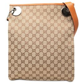 Gucci Beige GG Canvas Eclipse Crossbody