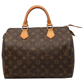 Louis Vuitton Brown Monogram Speedy 30