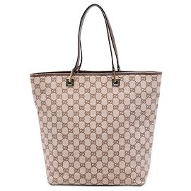 Tote Gucci em tela GG bege