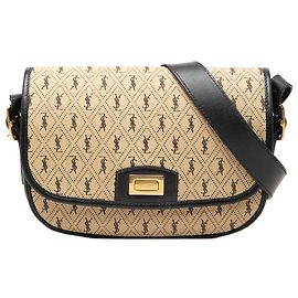 Autre Marque Saint Laurent Beige Medium Canvas Monogram All Over Crossbody