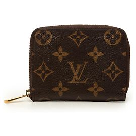 Portamonete Zippy Coin Monogram Marrone Louis Vuitton