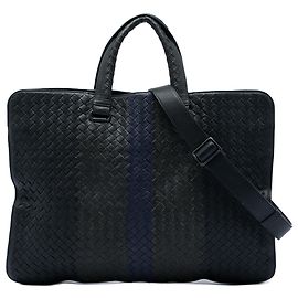 Borsetta Bottega Veneta Club Fume in Nappa Intrecciato nera