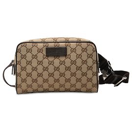 Gucci Gürteltasche aus beigem GG Canvas