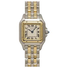 Reloj para mujer Cartier Panthère SM de 2 filas bicolor