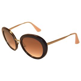 Prada SPR16Q Round Sunglasses