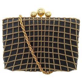 ELIE SAAB HANDTASCHE MINAUDIERE CHAIN CAGE CLUTCH SCHULTERTASCHE POUCH BAG