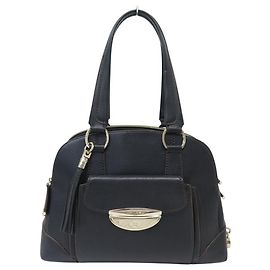 NUEVO BOLSO DE MANO LANCEL ADJANI GM CUERO GRANULADO NEGRO