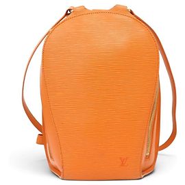 MOCHILA LOUIS VUITTON MABILLON PM COURO EPI MANDARINE M5223H