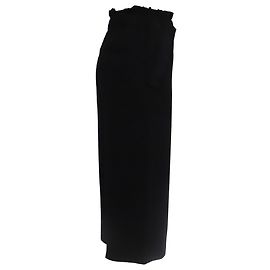 Culottes Vince de cintura elástica en triacetato negro