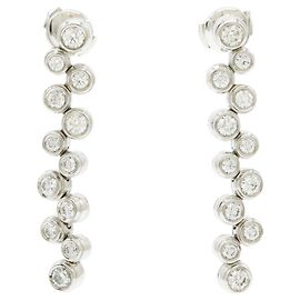 Tiffany & Co Tiffany&Co. Bubble Pt950 Diamond Ohrringe