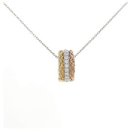 Autre Marque Collar de diamantes Pt950 Au750 Au750 Pt850