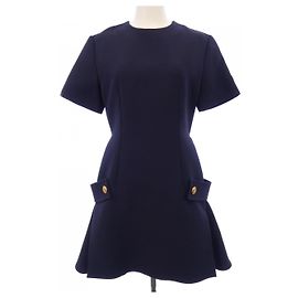 Louis Vuitton Fit and Flare Martingale Dress