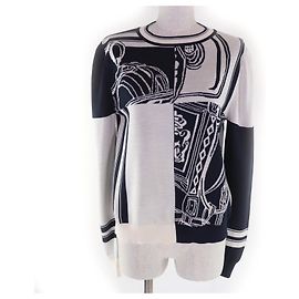 Hermès Brides de Gala Disorder Silk Knit 38