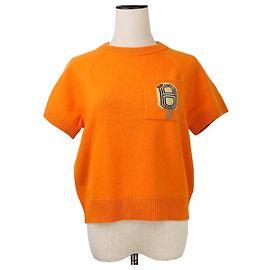 Hermès Funny Ice Cream Cashmere Short Sleeve Knit 40