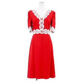 Dolce & Gabbana Dolce&Gabbana Kleid aus Rayon, Acetat und Baumwolle