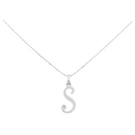 Autre Marque Colar Au750 Initial S Diamond