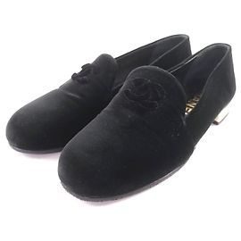 Mocassins en velours CHANEL COCO Mark