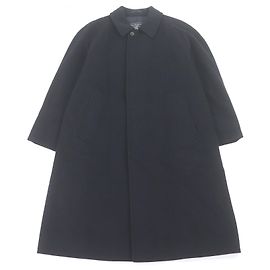 Abrigo de lana Burberry azul marino