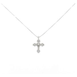 Autre Marque Collana di diamanti K14WG K10WG