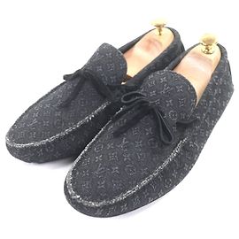 Zapatos de conducir Louis Vuitton Monogram Denim