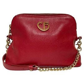 Autre Marque BLUE LABEL CRESTBRIDGE Bolsa de ombro em couro com corrente