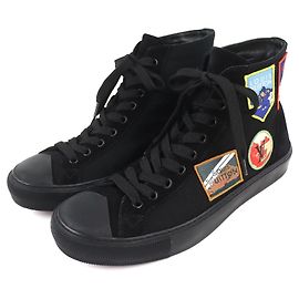 Louis Vuitton Tattoo line Alps emblem Canvas High Cut Sneakers