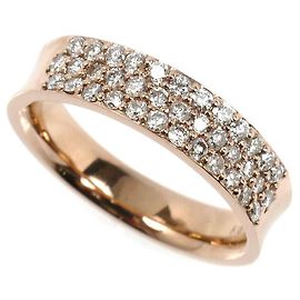 Autre Marque Anello in oro rosa Au750 e diamanti