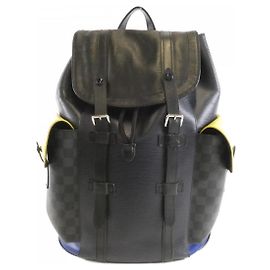 Mochila Louis Vuitton Christopher Epi Damier Graphite Coated Canvas Calf