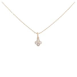 Autre Marque Collar K10 Pink Gold Diamond