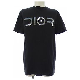 Autre Marque Dior T-Shirt Schwarz Silber