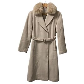 Autre Marque Apuweiser-riche Mantel aus Angora-Mischung