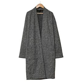 theory Tweed Knit Long Cardigan