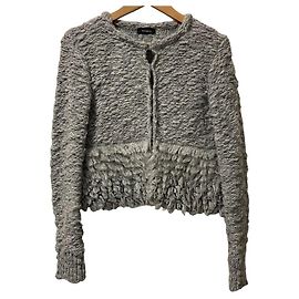 Autre Marque Cardigan en maille à franges en mélange de mohair MAX&Co.