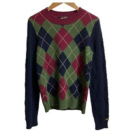 Chanel Argyle Check Cashmere Sweater